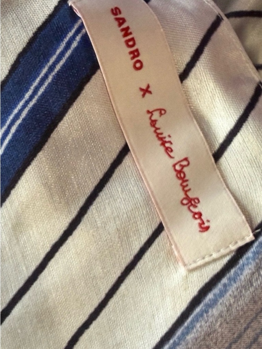 Sandro x Louise Bourgeois Spiral-Motif Maxi Dress   Size 42  = US 10 - Picture 5 of 8